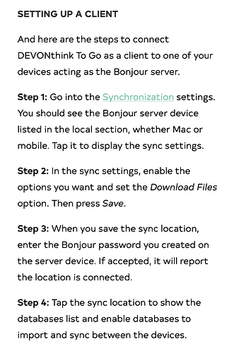 client iOS