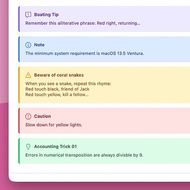 markdown-callouts
