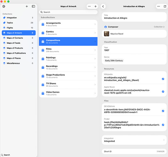 Introduction et Allegro Collections