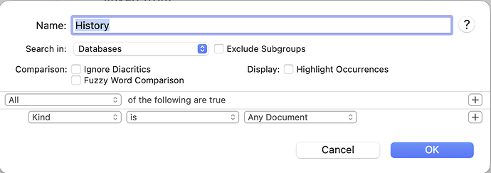 DT4 History Smart Group