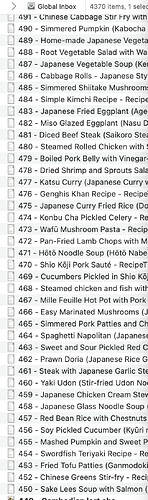 Screenshot of the numbers i want to get rid of