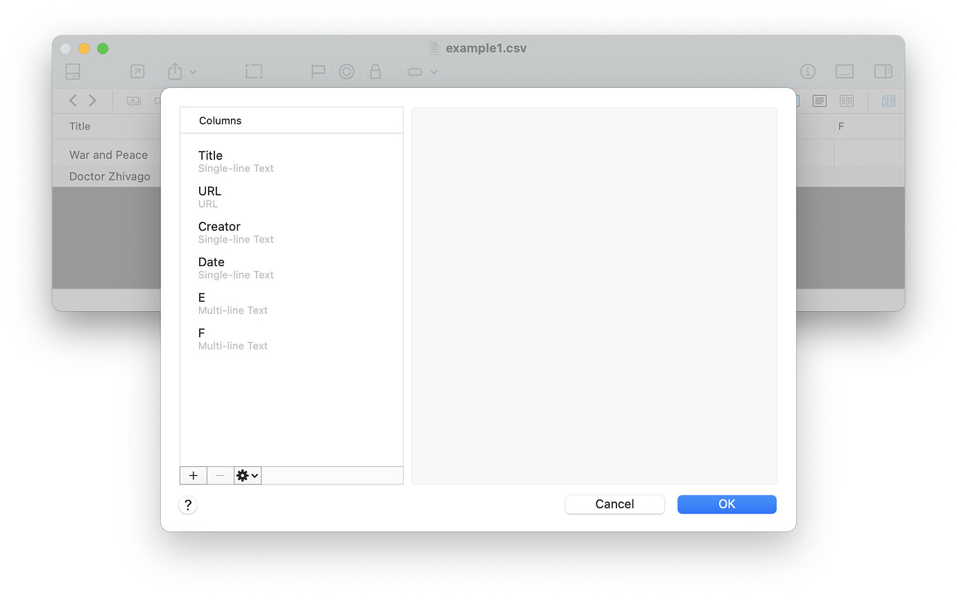 Import Bookmarks from CSV file with custom metadata Automation
