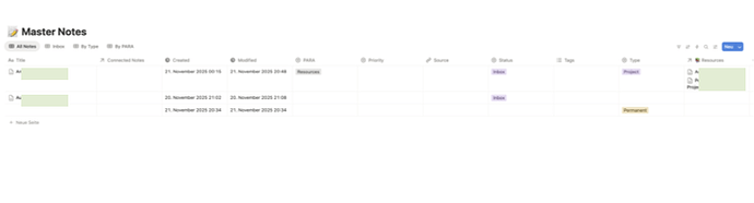 Master Notes _Notion