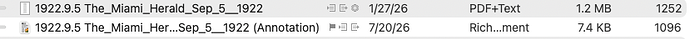 Annotation File