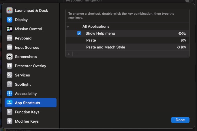 App Shortcuts All Applications